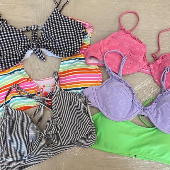 Variety Multicolor Large Swim Bikini Tops Collection - Picture 1 of 4